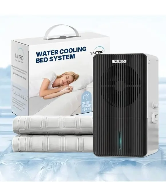 Cooling Mattr Pad, Active Hydro-Powered Bed Cooling System-NIB