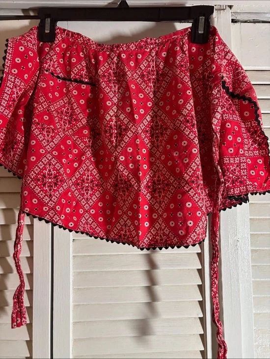 Bandana Print Handmade Apron
