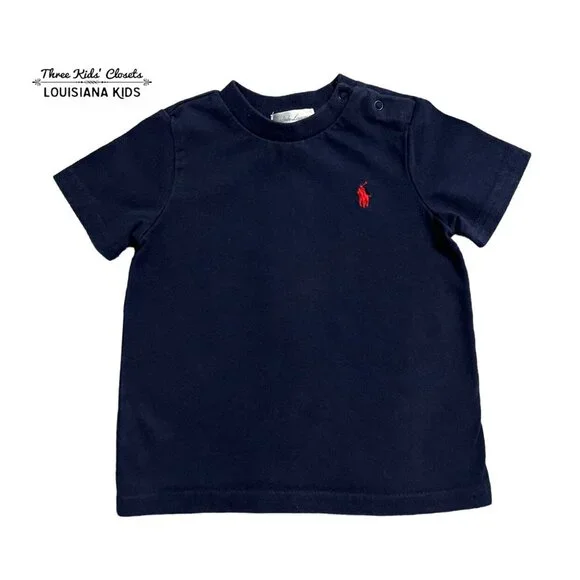 Ralph Lauren 9m Navy Blue Tee Shirt