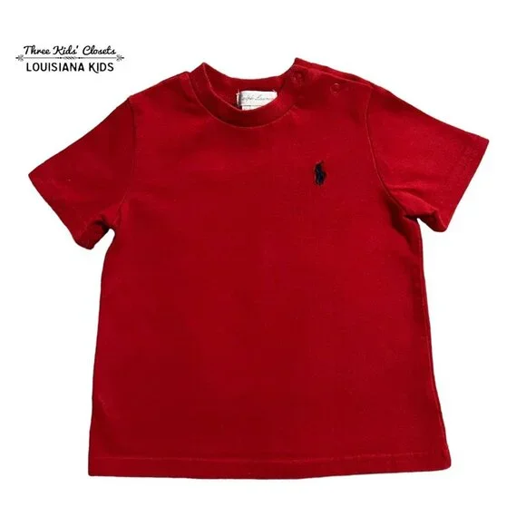 Ralph Lauren 9m Red Tee Shirt