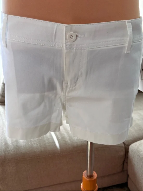 Dickies White High-Waist Women's Shorts