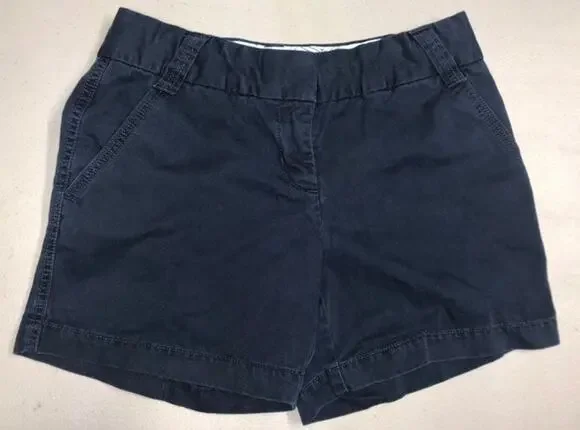 J Crew Chino City Fit Shorts Navy size 2