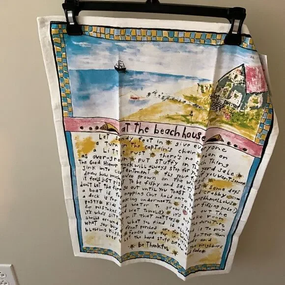Beach house towel
