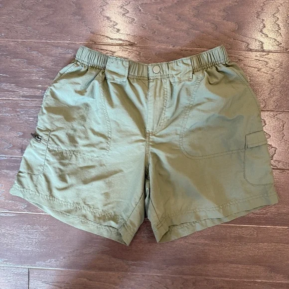 Columbia Women’s Sandy River Cargo Shorts | Small | Olive Green | Quick Dry