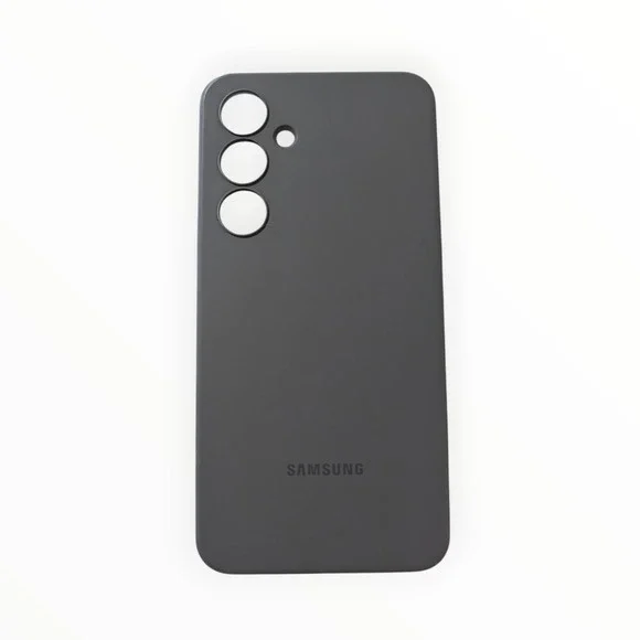R7-Poly Samsung‎ Official Silicone Case for Galaxy S24 FE - Dark Gray ⬇️