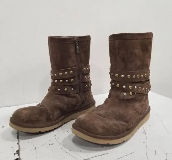 Ugg 10 Clovis Studded Suede Boots