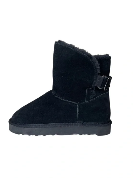 Macy's Style & Co Suede Leather Faux Fur Lined Boots Size 6