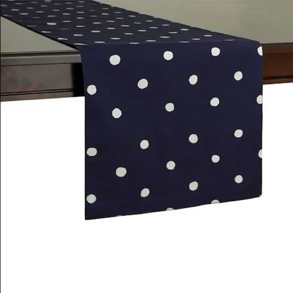 NWT Navy Polka Dot Kate Spade Table Runner