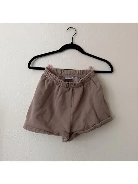 Aritzia Women's Brown and Pink Shorts