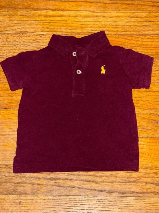 Ralph Lauren Infant 👶🏻 Boy Classic Polo with embroidered Iconic Pony