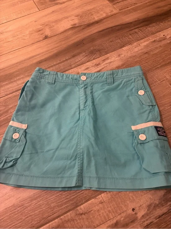 Ralph Lauren Light Turquoise Skort with Interior Label girls size 16 great shape