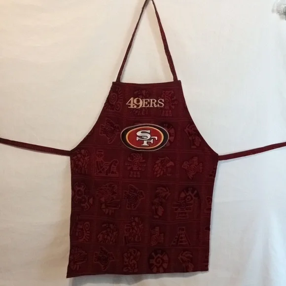 49ers Handmade Burgundy Apron