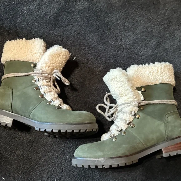 Green Ugh boots