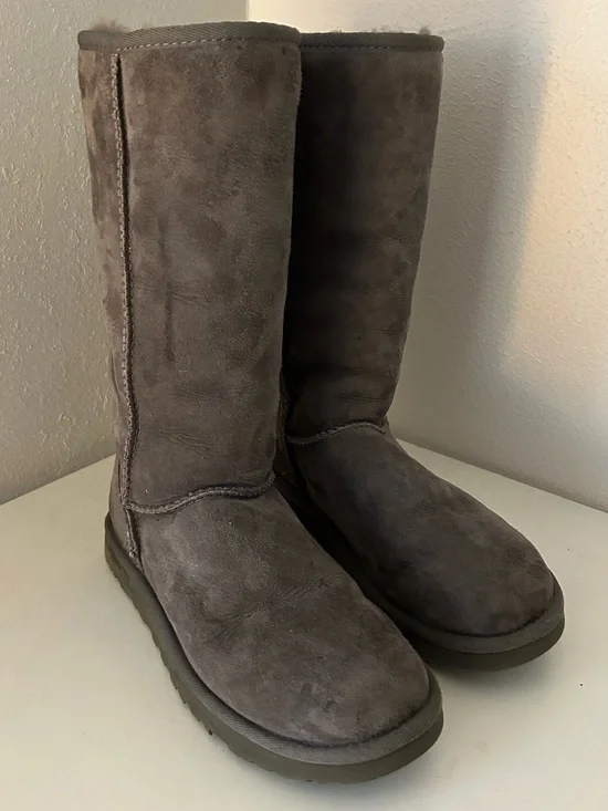 UGG Classic Tall Suede Boots - Gray | women's 7