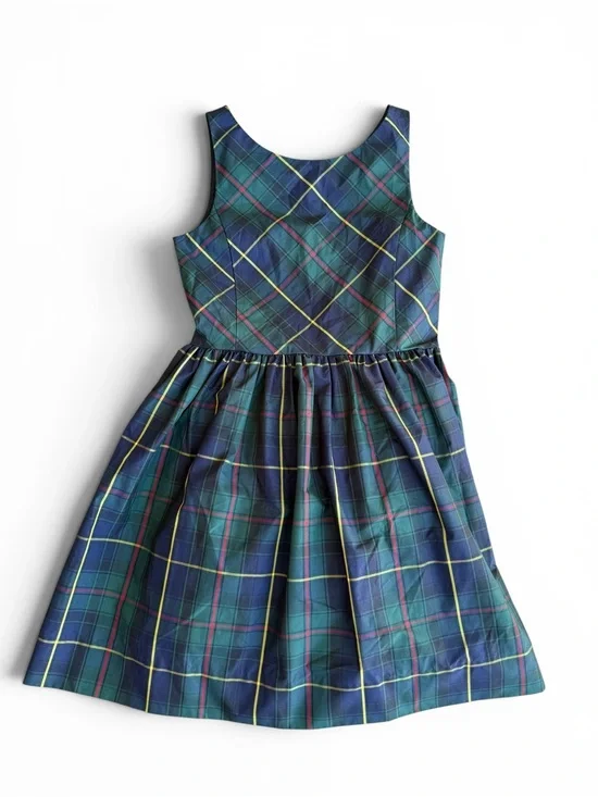 Polo Ralph Lauren Plaid Fit-And-Flare Dress