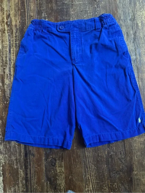 Ralph Lauren Kids Bright Blue Cotton Shorts