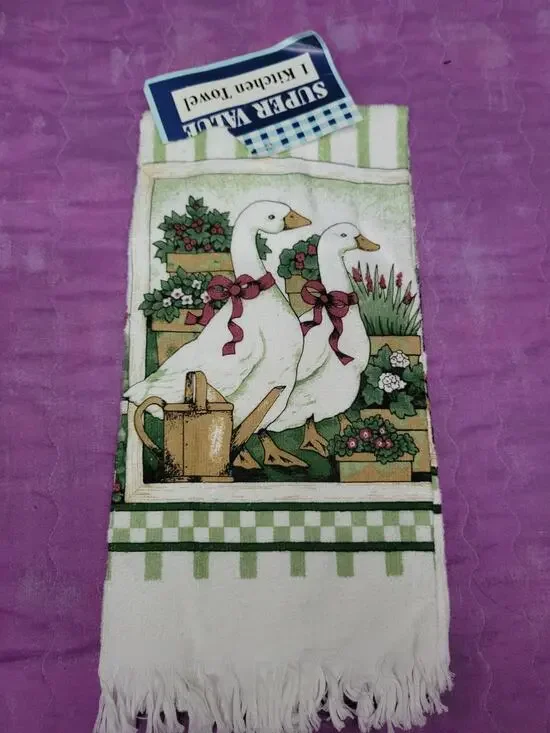 Retro Goose Cottage CORE Kitchen Towel NEW