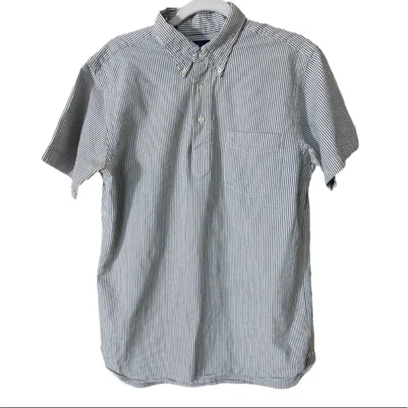 Ralph Lauren seersucker front pocket shirt m