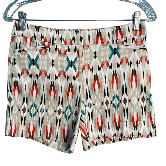 White House Black‎ Market boho Tribal Short Pant Size 2