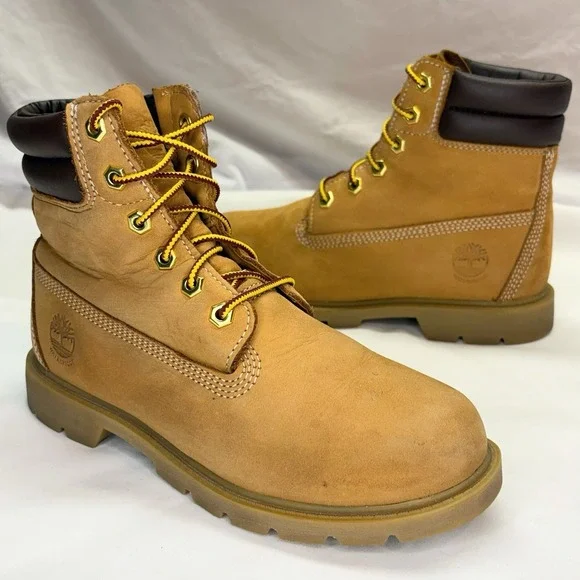 Timberland Premium 6 Inch Waterproof Boots Color Wheat Nubuck Womens size 9M