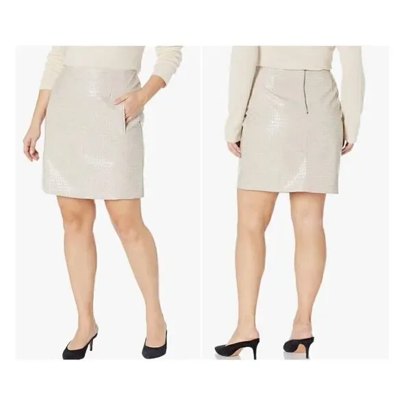 KENDALL + KYLIE Women's Mini Vegan Leather Skirt