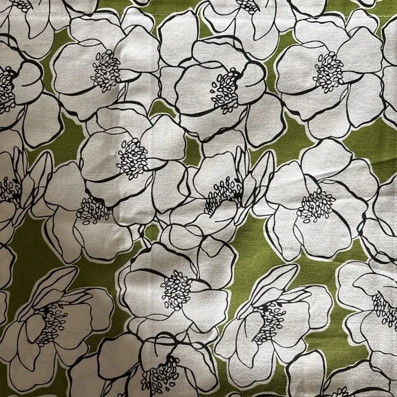 Crate & Barrel Lena  Green floral  Placemats  Set Of 4, New Without‎ Tags