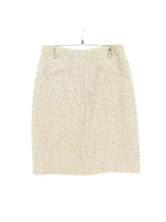 Chanel Coco Mark Tweed Skirt #38 Nylon #294235C39B
