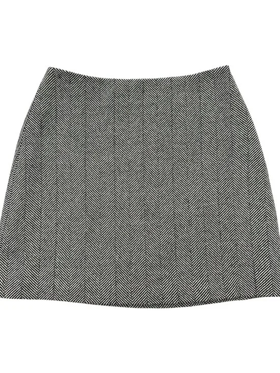 The‎ Limited Herringbone Mini Skirt