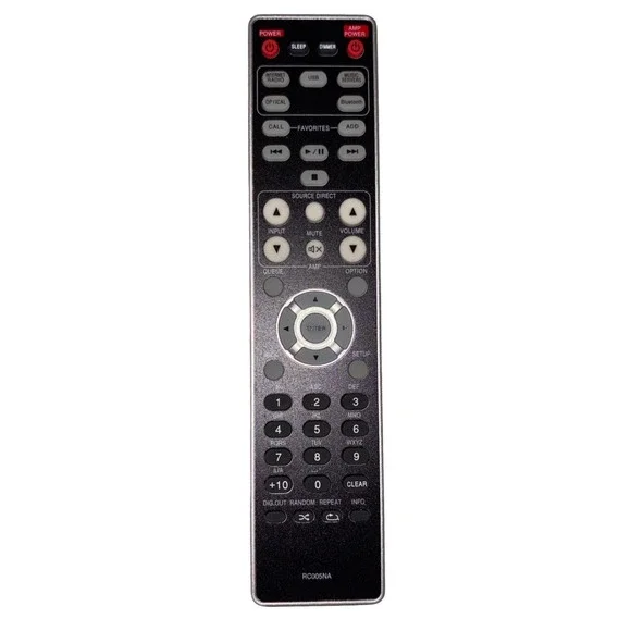 NEW RC003NA Audio Receiver Remote‎ Control Bluetooth USB Optical Home Theater