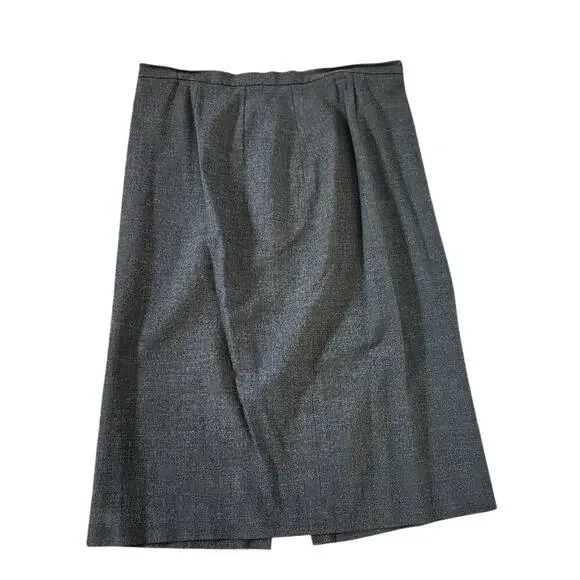 Hillard & Hanson Midi Length Suit Skirt Size Medium
