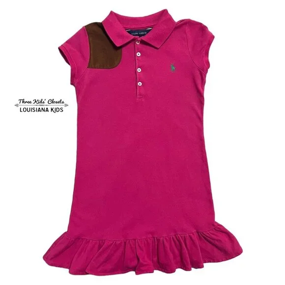 Ralph Lauren 6Y Pink Polo Dress