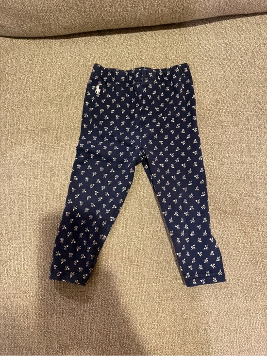 Ralph Lauren Navy Floral Leggings (size 12 months)