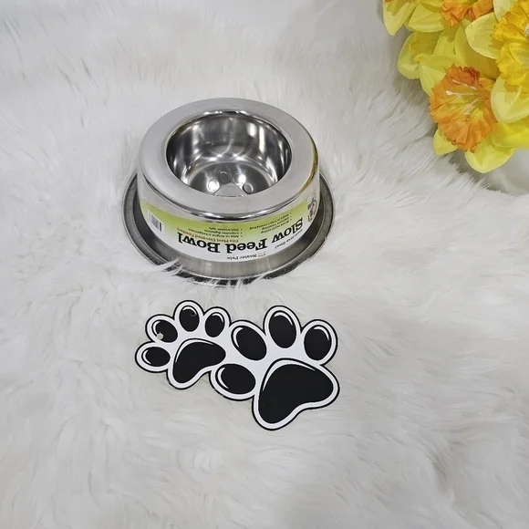 Pets Dog bowl stainless steel New