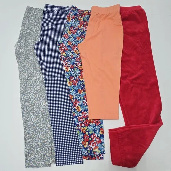 Set Of 5 Girls - XL/16 Ralph Lauren Floral Print Legging | Landends Capri & Pant
