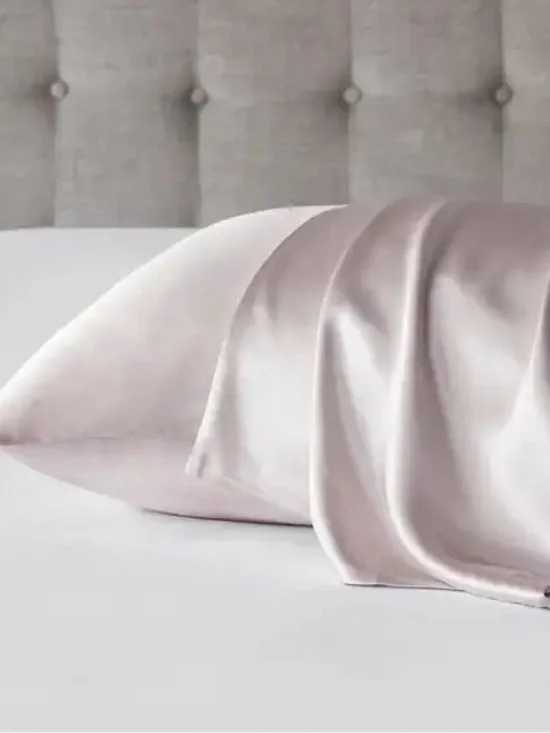 2x King size Madison Park Silk 100% Mulberry Pillowcase - pink