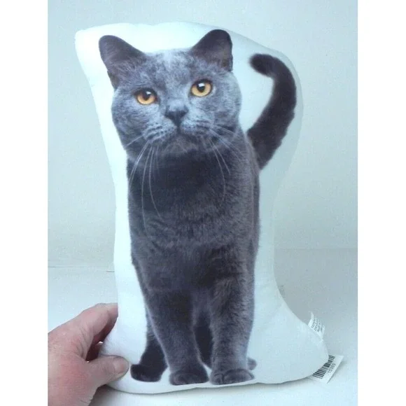 Pillow Cover Cat Design Throw‎ Pillow Case Cushion for Sofa 13 x 7 NEW