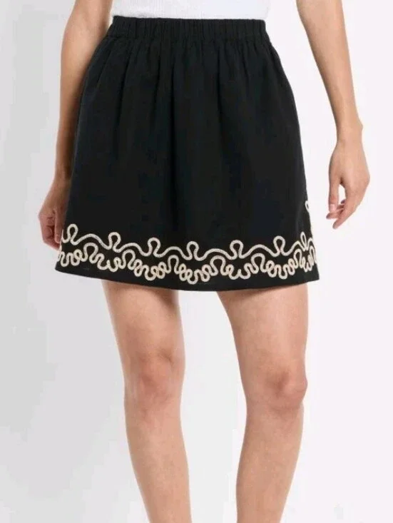 Future Collective Linen Blend Skirt