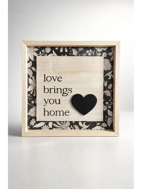 Framed Wall Art with Inspirational Quote