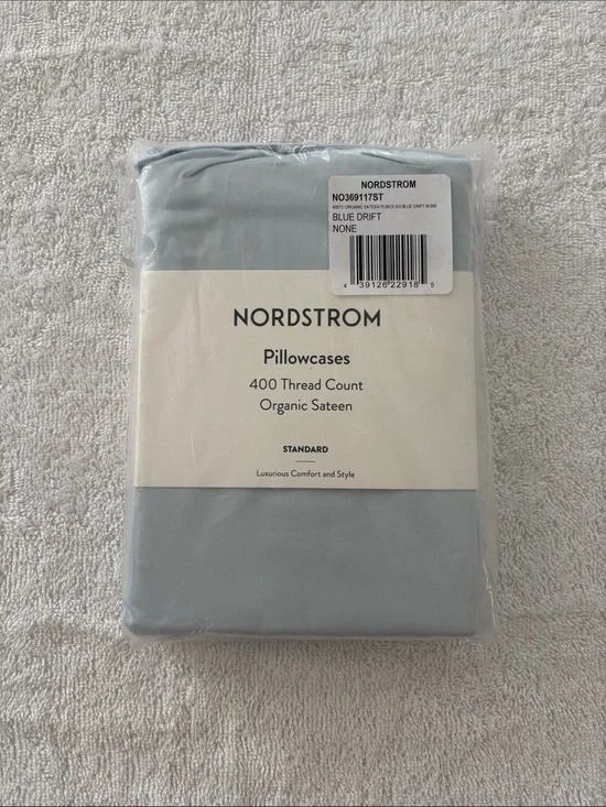 Nordstrom Pillowcases in Blue Drift