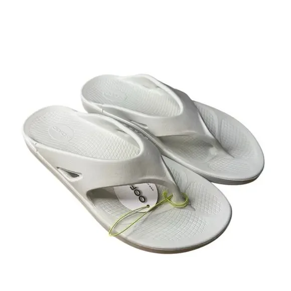 OOFOS OOriginal recovery less stress support comfort Cosmic Gray Sandal Men’s 14