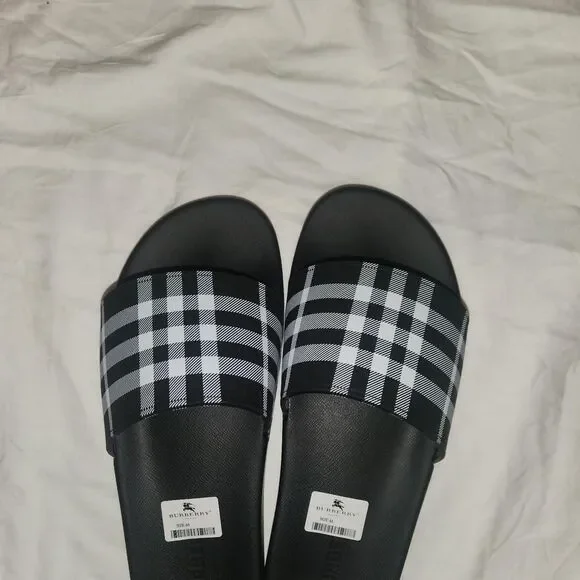 Burberry Men's Black Slides