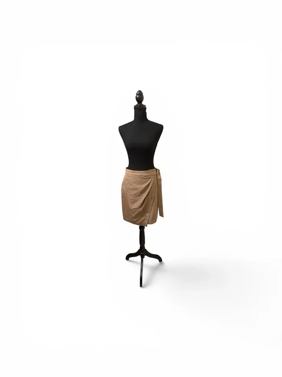 Banana Republic Tan Wrap Mini Skirt
