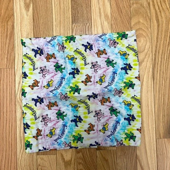 Grateful Dead‎ Dancing Bears Tie Dye Pillowcase