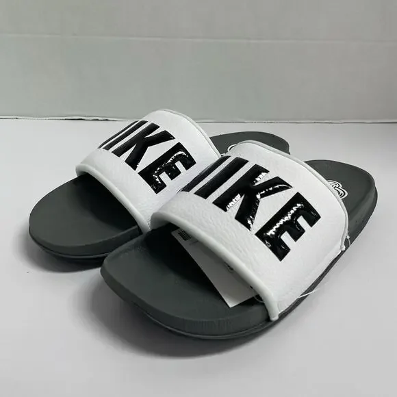 Nike Offcourt Slide Dark Grey White BQ4639 001 Size 11 Men Sandal House Slipper