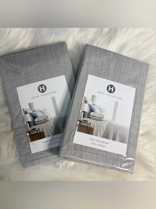 Hotel Collection Light Gray Pillow Sham