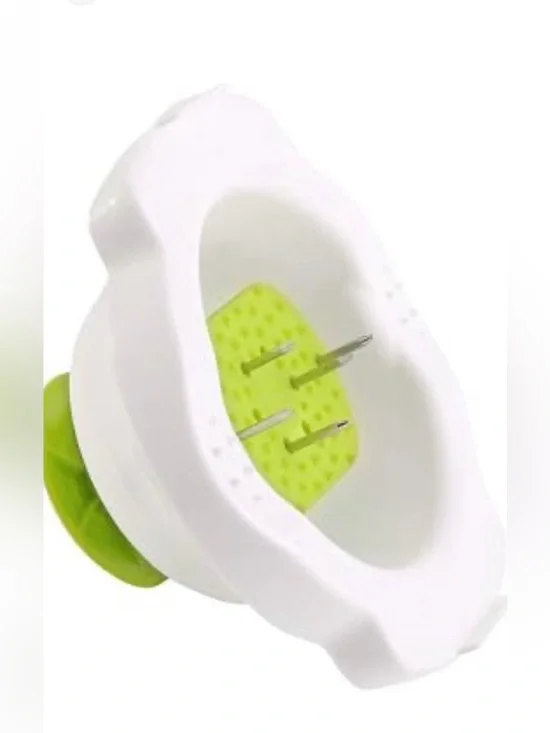 White and Lime Green Kitchen Vegetable Slicer