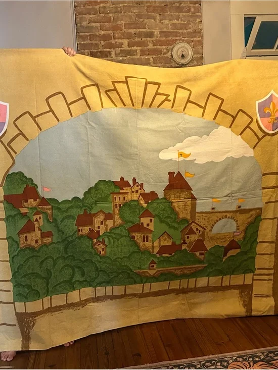 Pottery Barn Kids Wall Mural Castle Tapestry