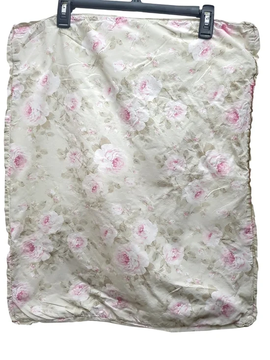 Simply Shabby Chic Pink Rose Floral Reversible Standard Pillowcase Set of 2