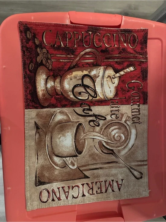 Cappuccino Cafe Set of 2 table mats
