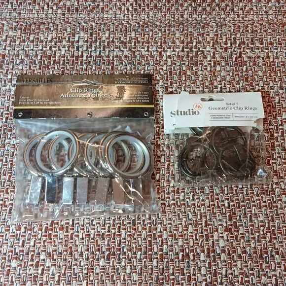 New‎ 2 Packs Clip Rings For Curtains Versailles And Studio